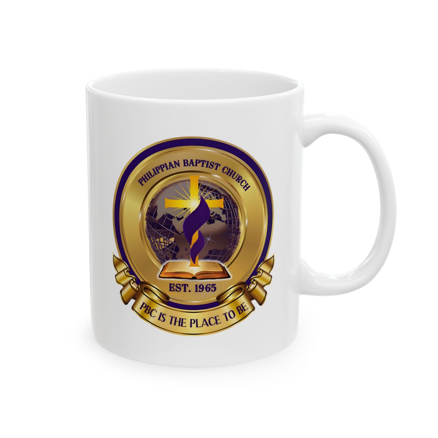 Ceramic PBC Logo Mug, (11oz, 15oz)